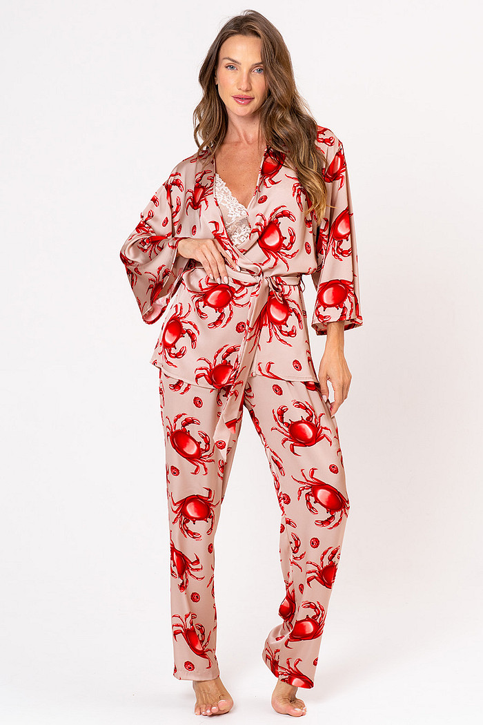 CONJUNTO KIMONO LONGO FEMININO - DUNAS