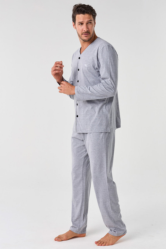 PIJAMA LONGO MEIA MALHA - ETERNO MASCULINO