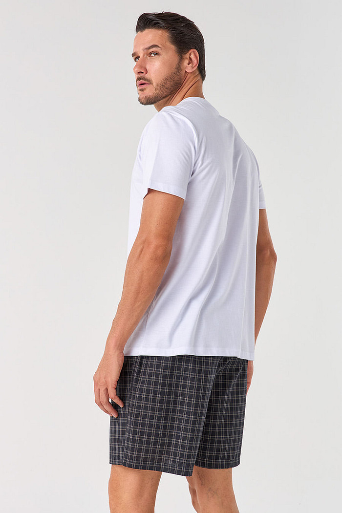 CAMISETA MASCULINA MEIA MALHA - ETERNO