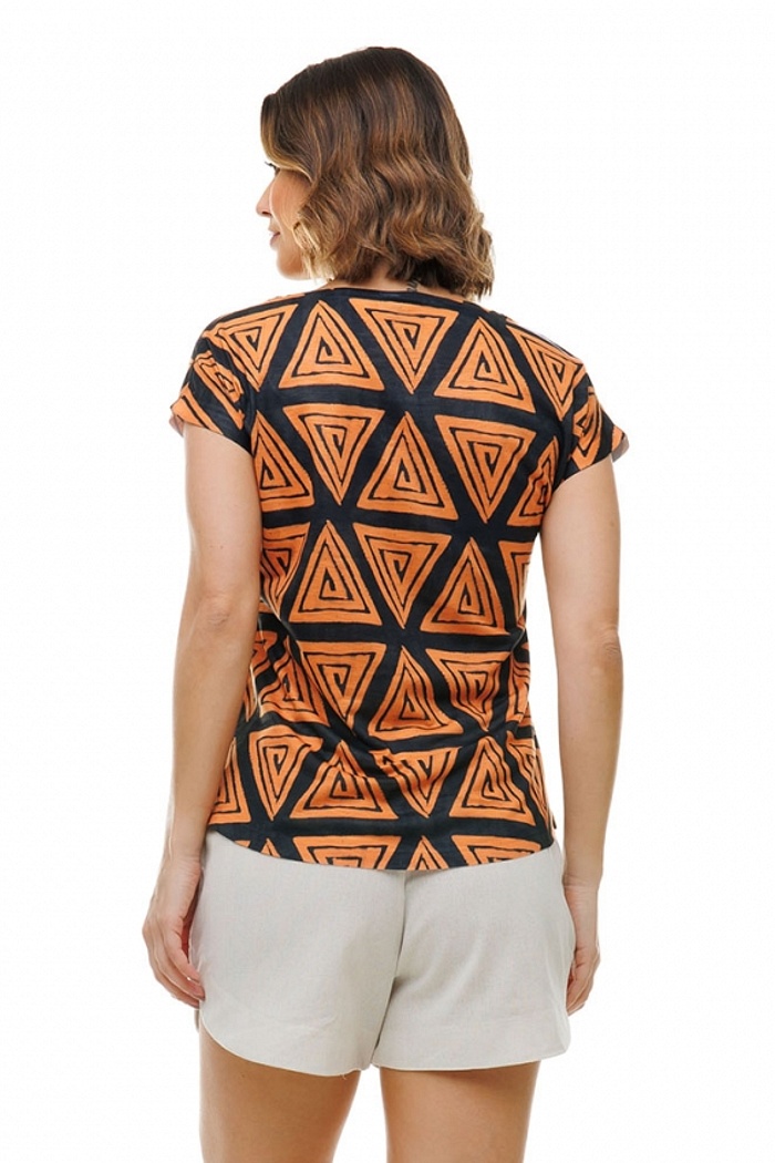 Blusa Jasmim Indígena Amarelo