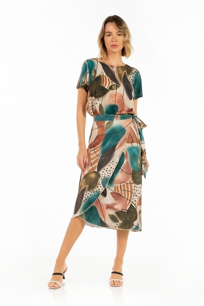 Blusa Atena Abstrato Color Traços