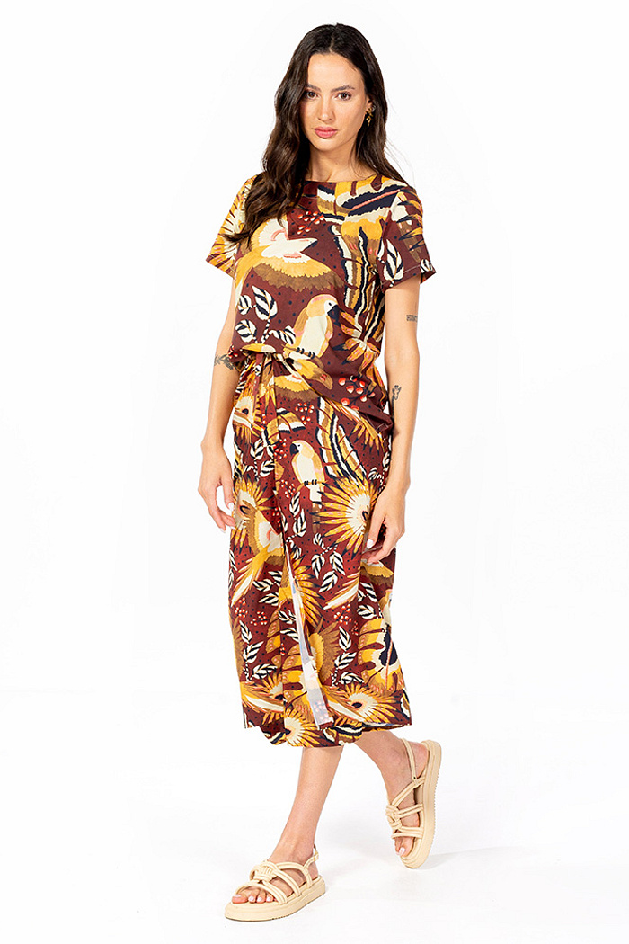 Blusa Atena Arara Marrom