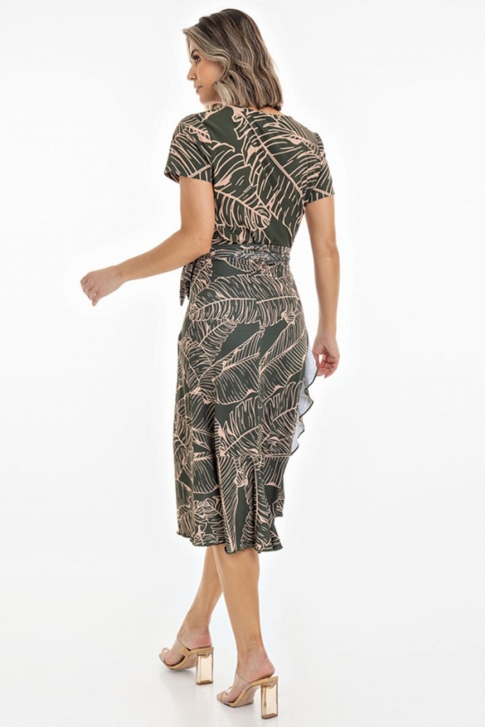 Blusa Atena Maxi Folha Contorno