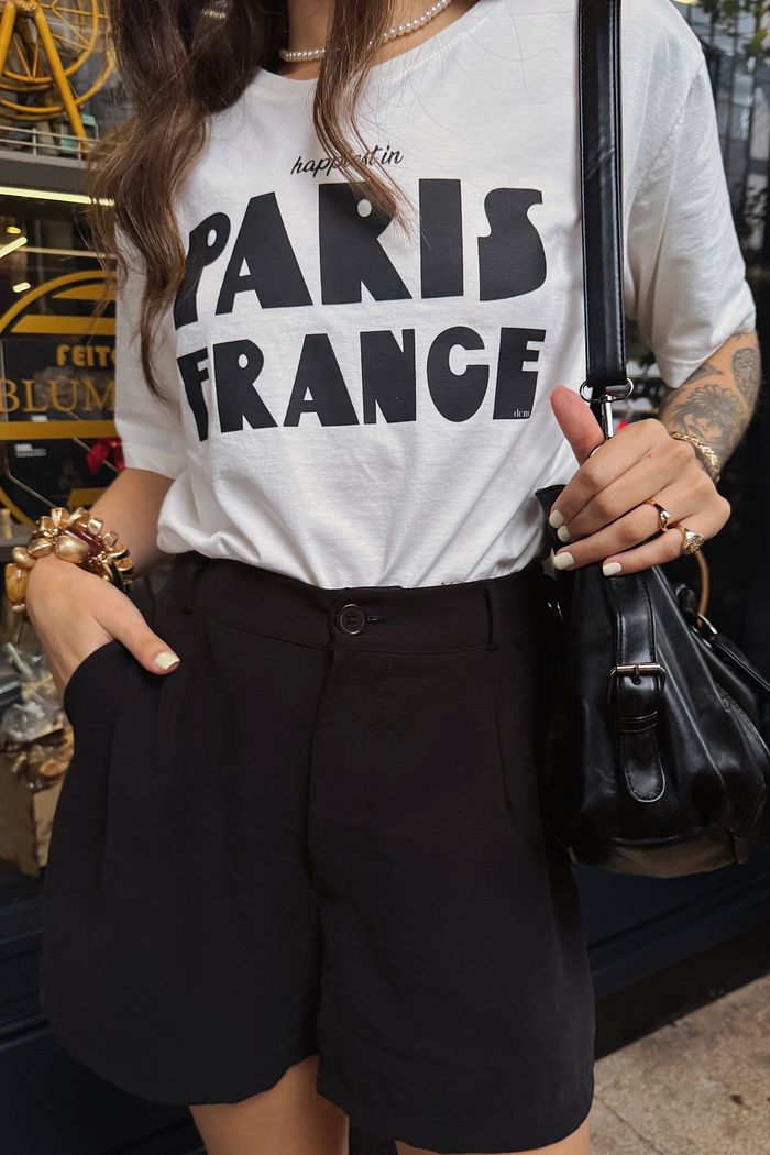 SHORTS ALFAIATARIA BARCELONA PRETO