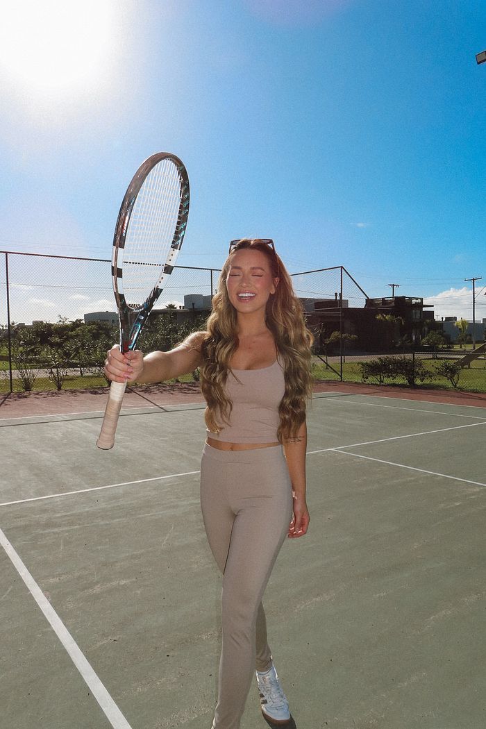 CALÇA LEGGING FLOW NUDE