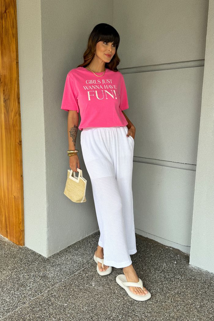 T-SHIRT ESTONADA GIRLS JUST FUN ROSA SUMMER