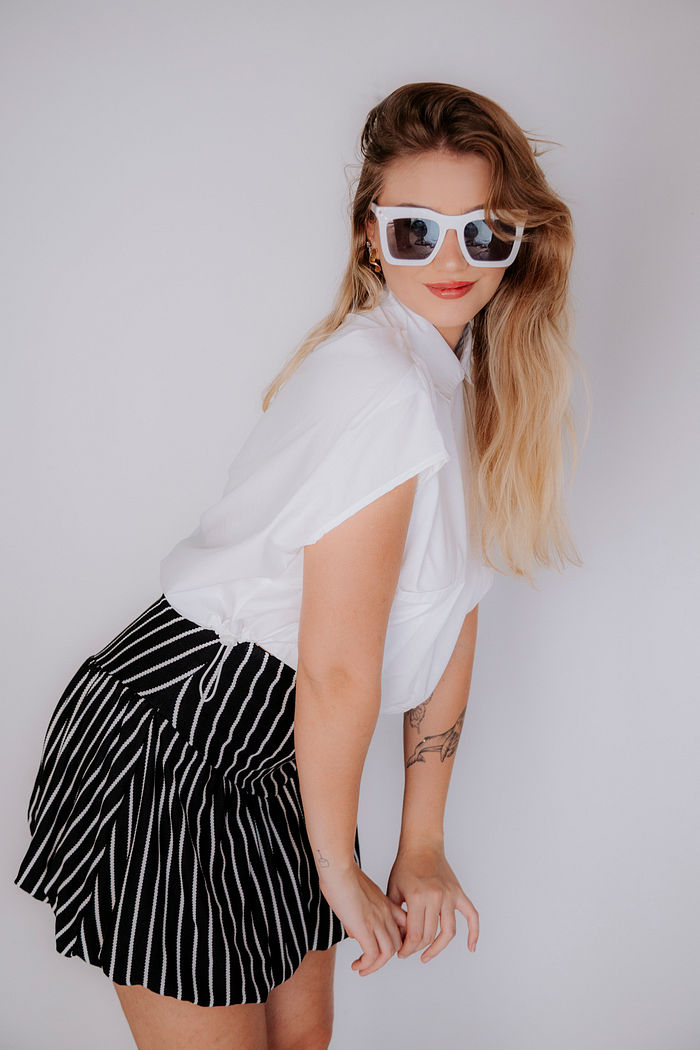 CAMISA CROPPED MARA BRANCA