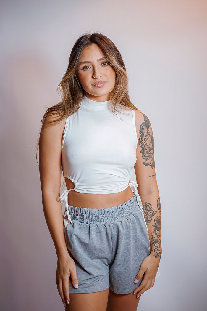 Cropped Amarração Lateral Aura