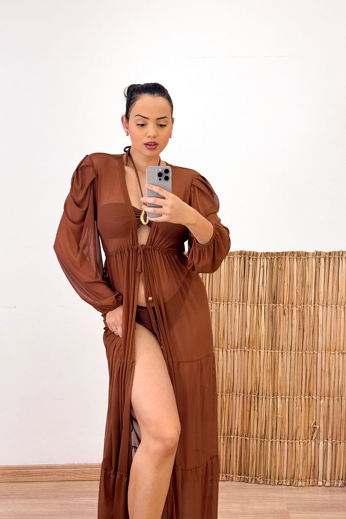 SAÍDA LONGA ILUSION - MARROM