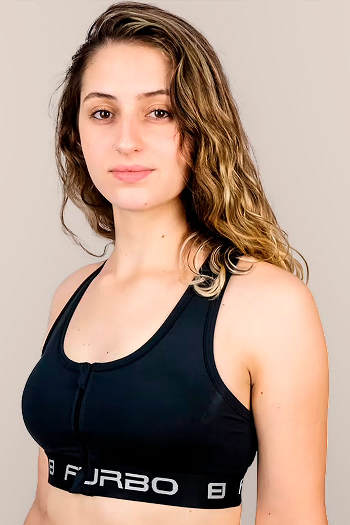 Top Fem. Uno com Zíper