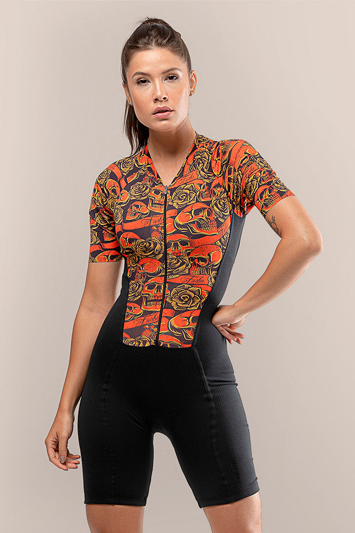 Macaquinho Fem. Emana® Poliamida Skull EVO