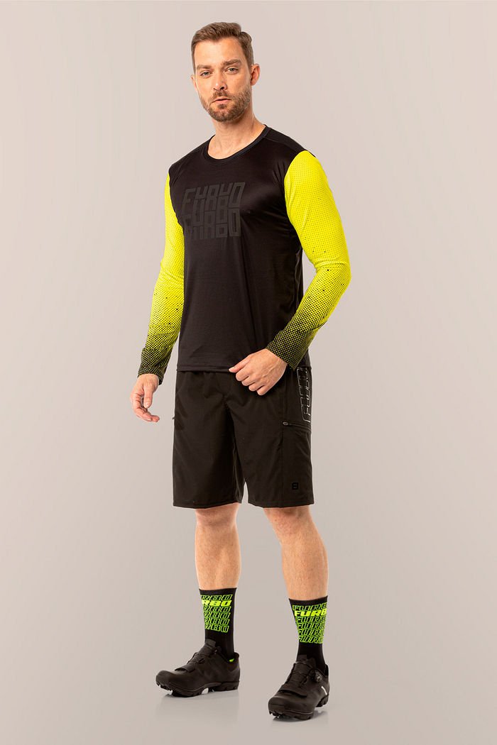 Jersey Masculina Manga Longa Trail Steep