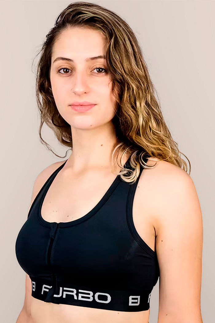 Top Fem. Due com Zíper