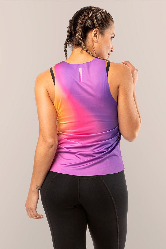 Regata Fem. Corte à Fio Blur