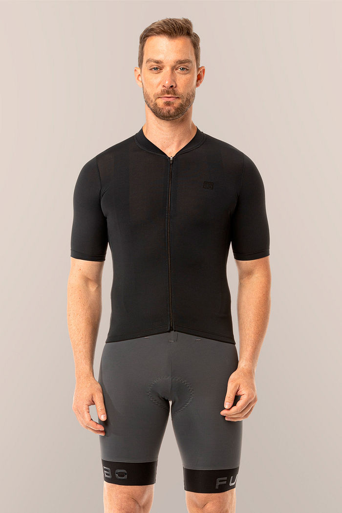 Jersey Masculina Euro Poliamida Black