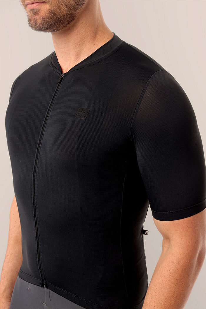 Jersey Masculina Euro Poliamida Black