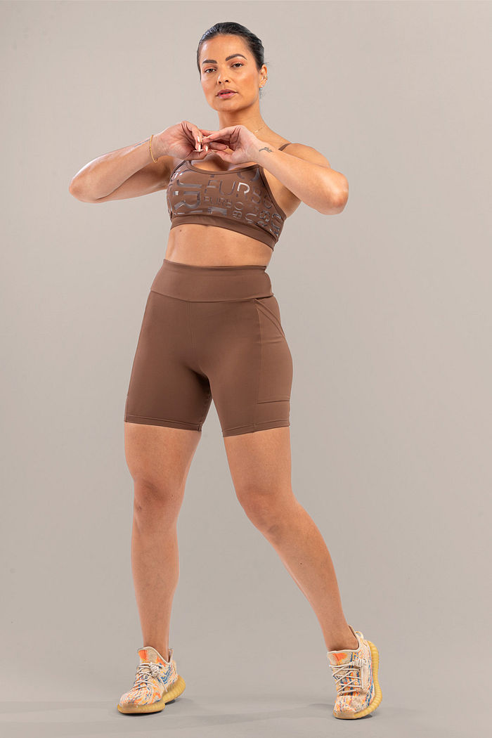 Bermuda Fem. Com Bolso Hermana