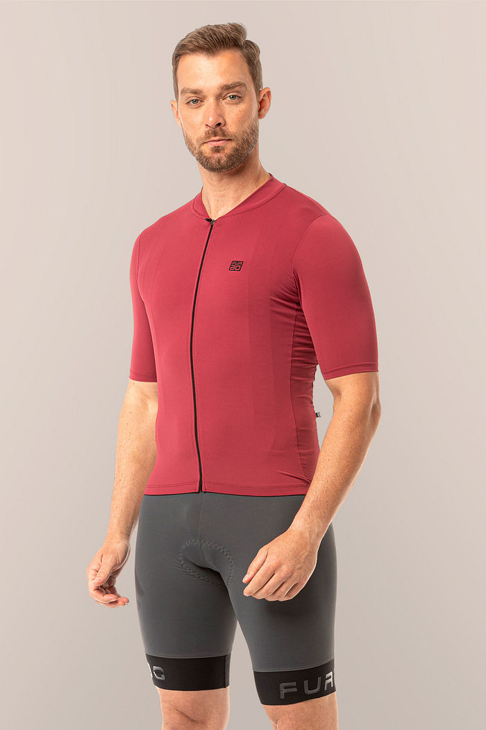 Jersey Masculina Euro Poliamida Cherry