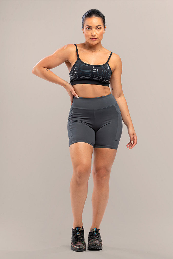 Bermuda Fem. Com Bolso Hermana