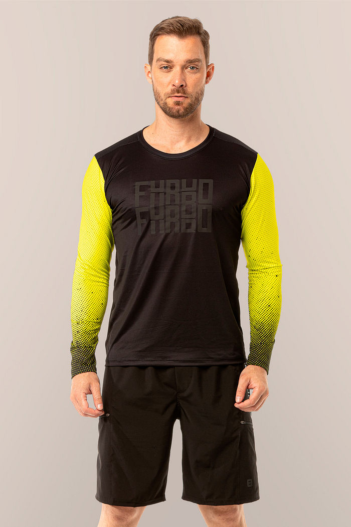 Jersey Masculina Manga Longa Trail Steep