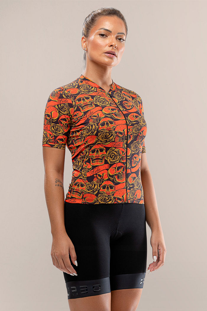 Jersey Feminina Poliamida Skull