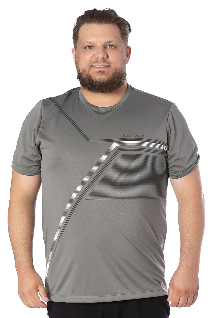 Camiseta Fitness Plus Size Division Sport