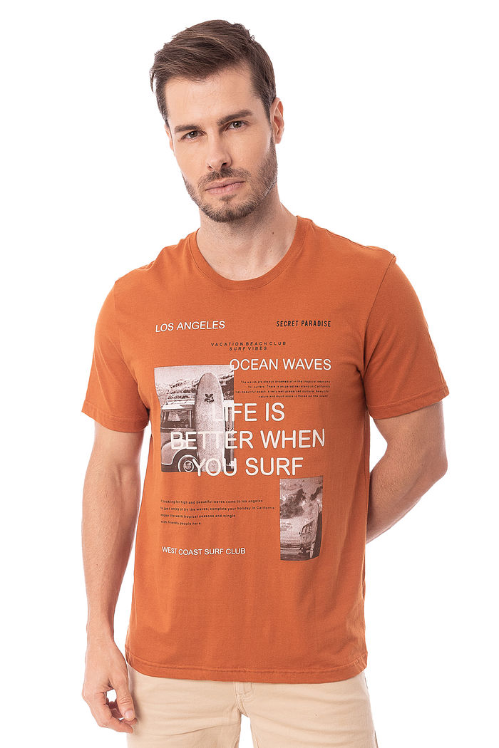 Camiseta Masculina Ocean Waves