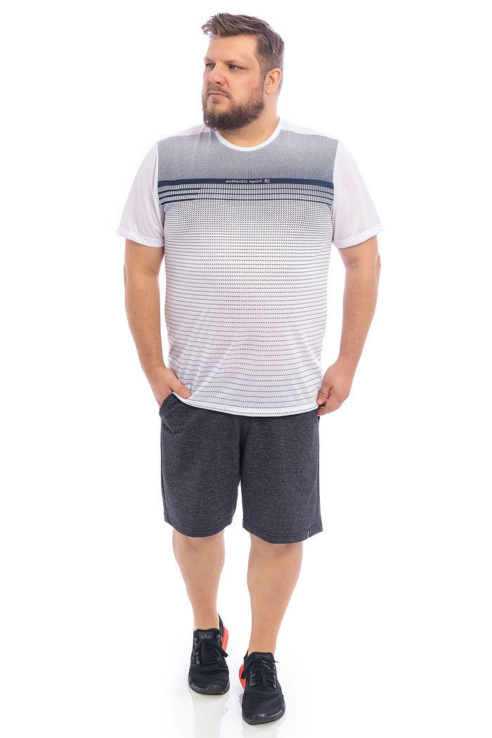 Camiseta Fitness Plus Size Authentic Sport