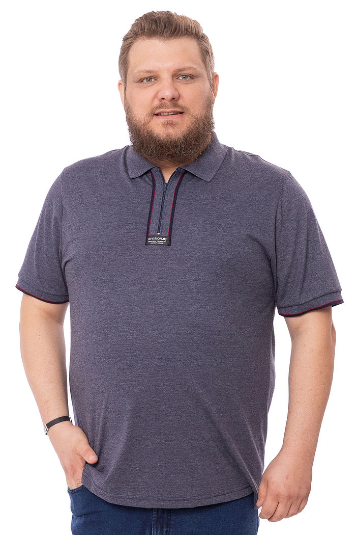 Polo Plus Size Division Com Zíper