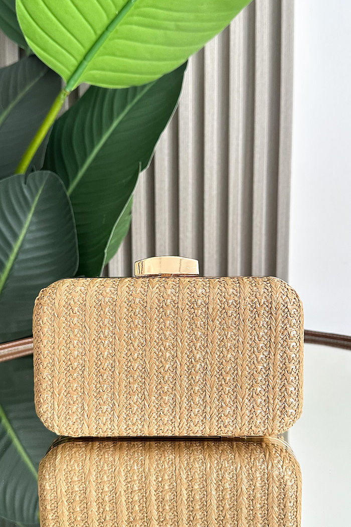 BOLSA CLUTCH PALHA SAFIRA