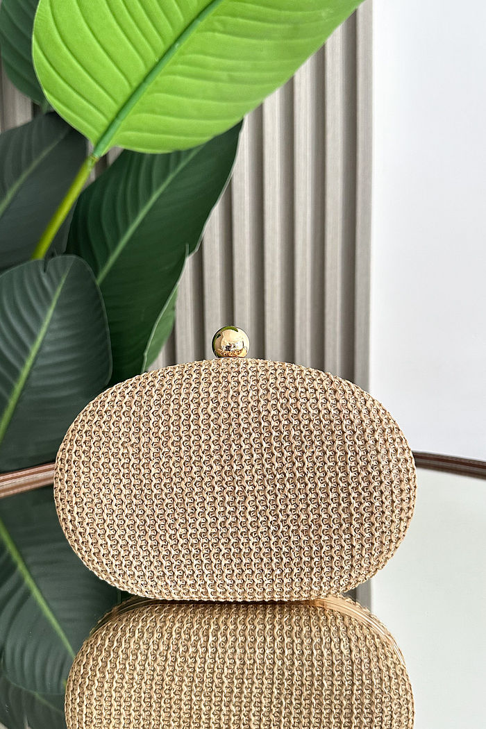 BOLSA CLUTCH PALHA LUANA