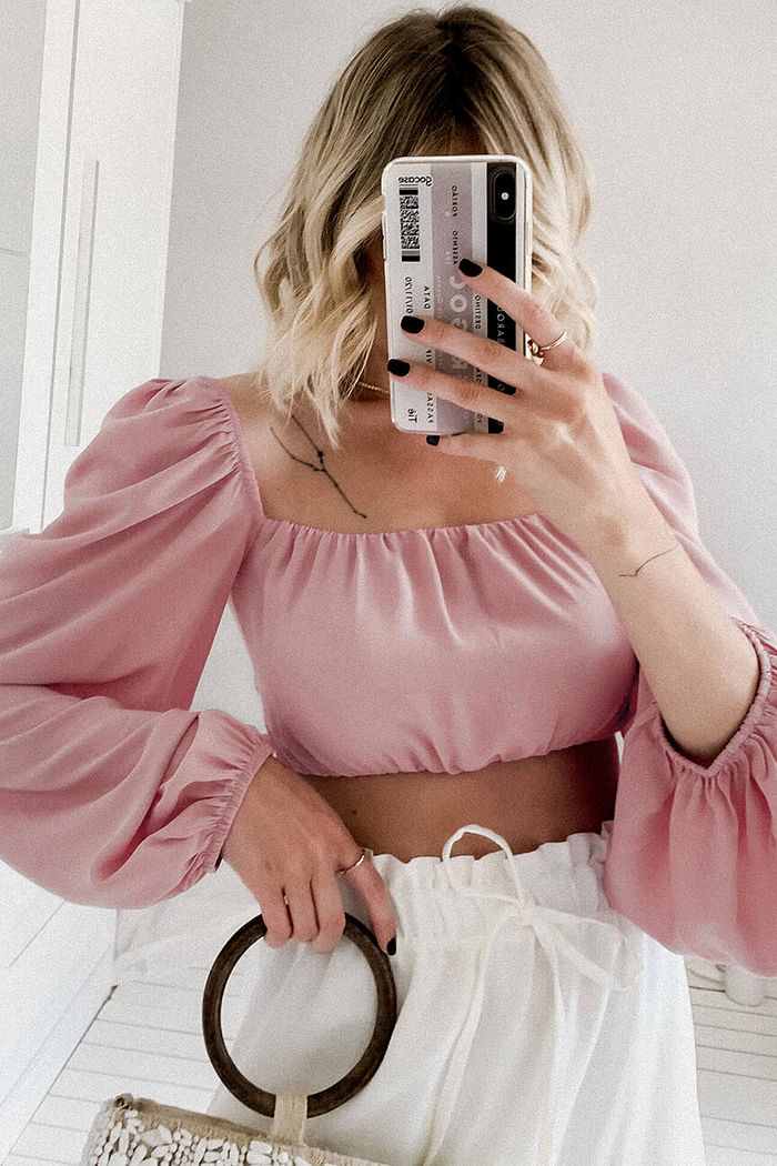 Cropped Janice Bufante Rose