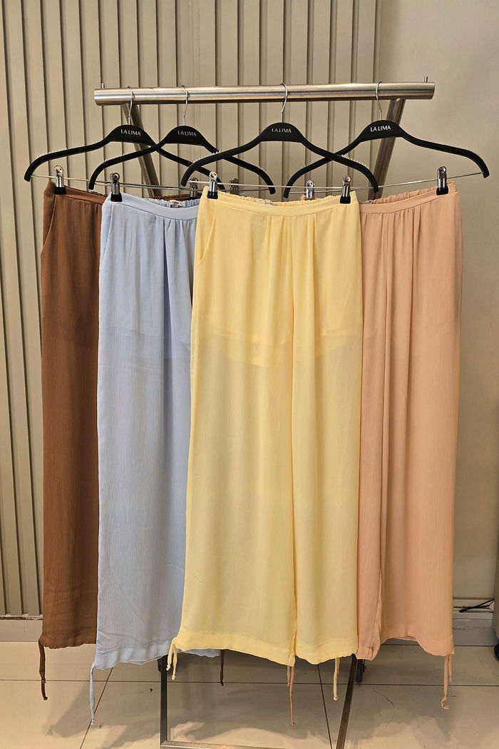 Calça Pantalona Aladim com Barra Ajustável 4 cores