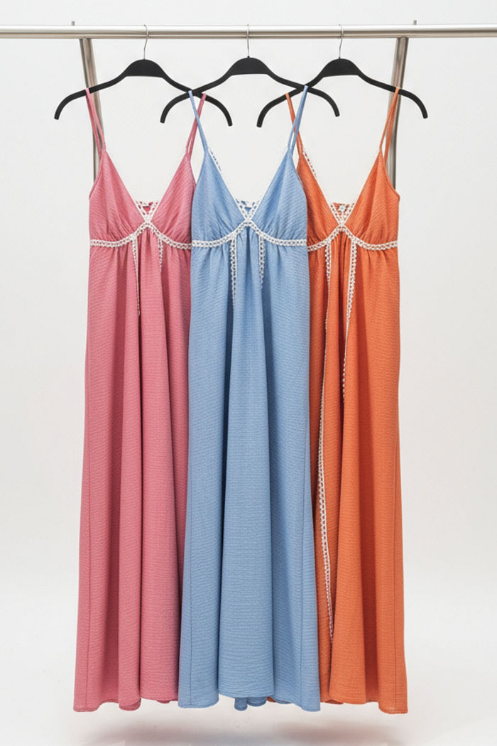 Vestido Lace Longo Renda 3 Cores