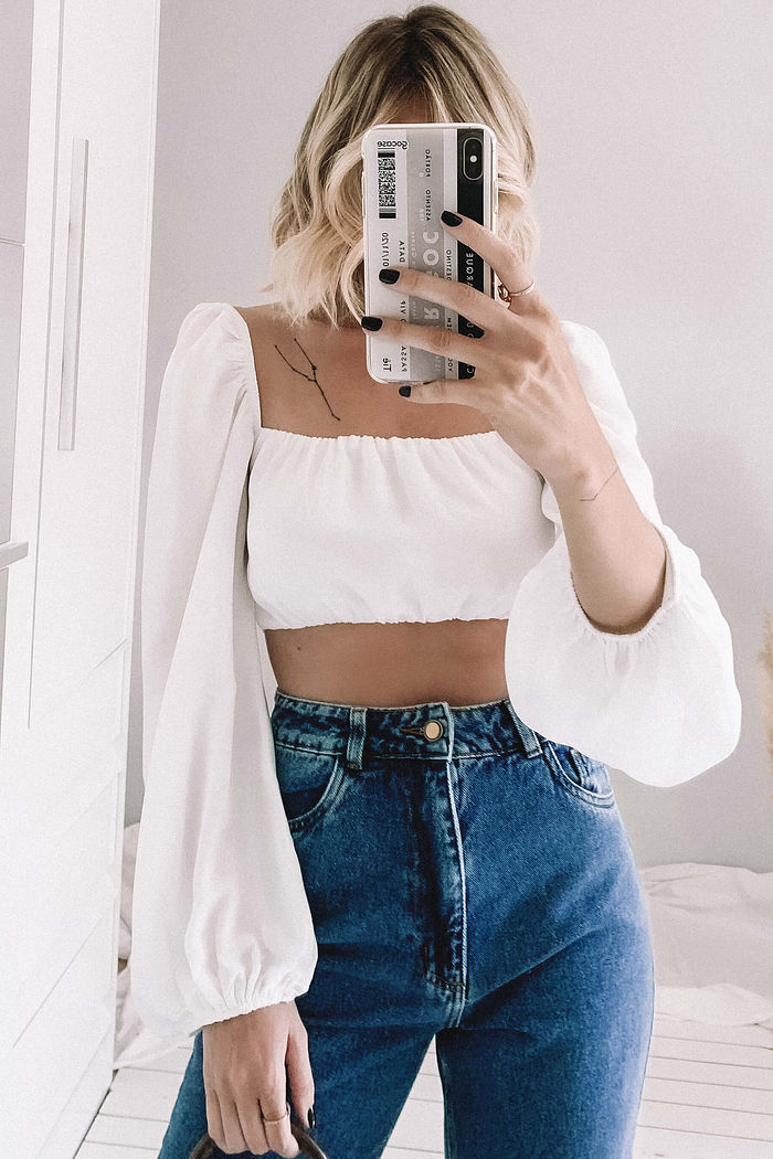 Cropped Janice Bufante Branco