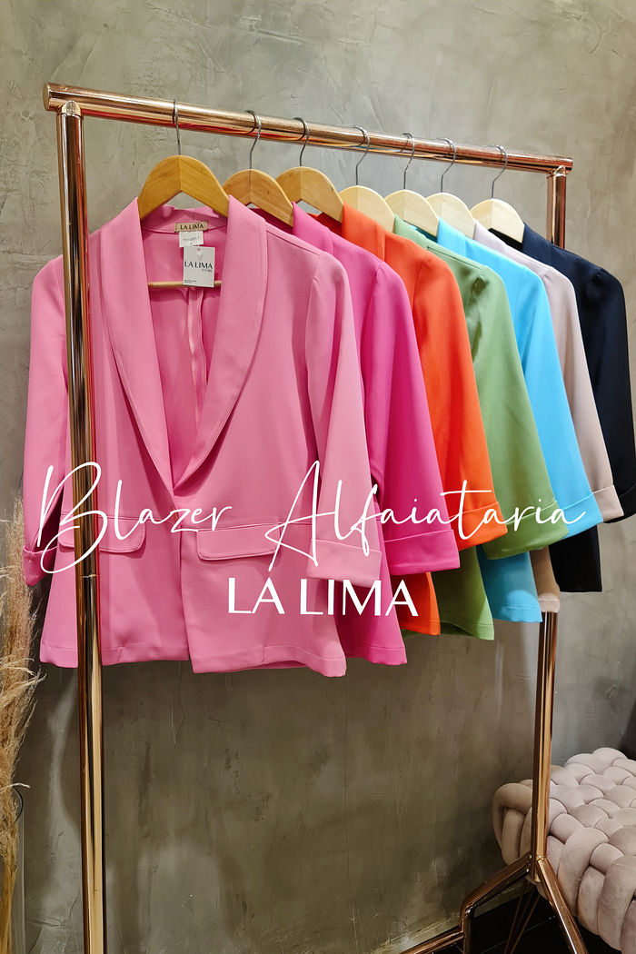Blazer Alfaiataria Simples 1 Botão