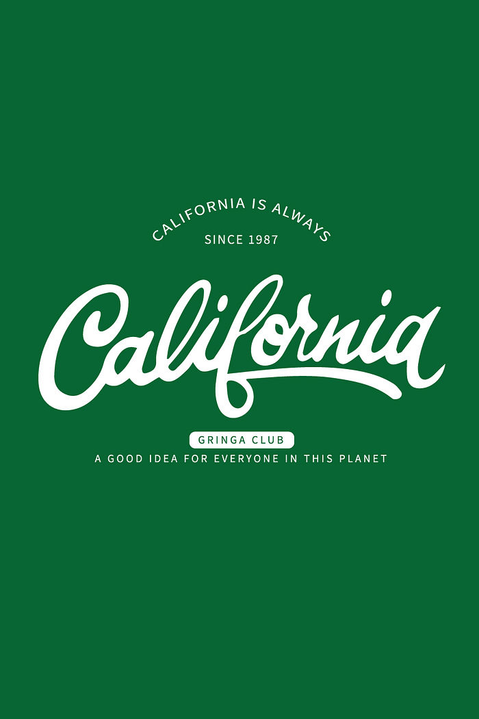 Regata Tee Carlifornia Verde