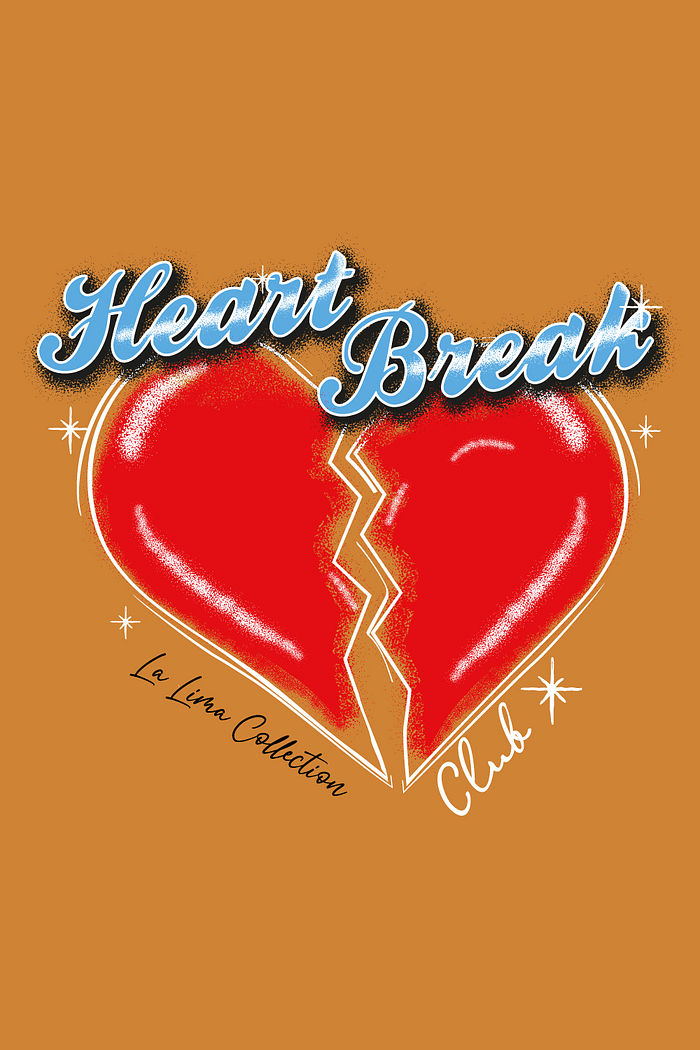 Regata Tee Heart Caramelo