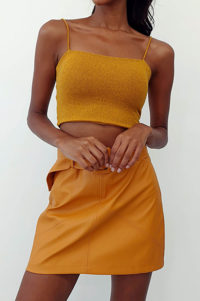 Top Candy Tricot Mostarda