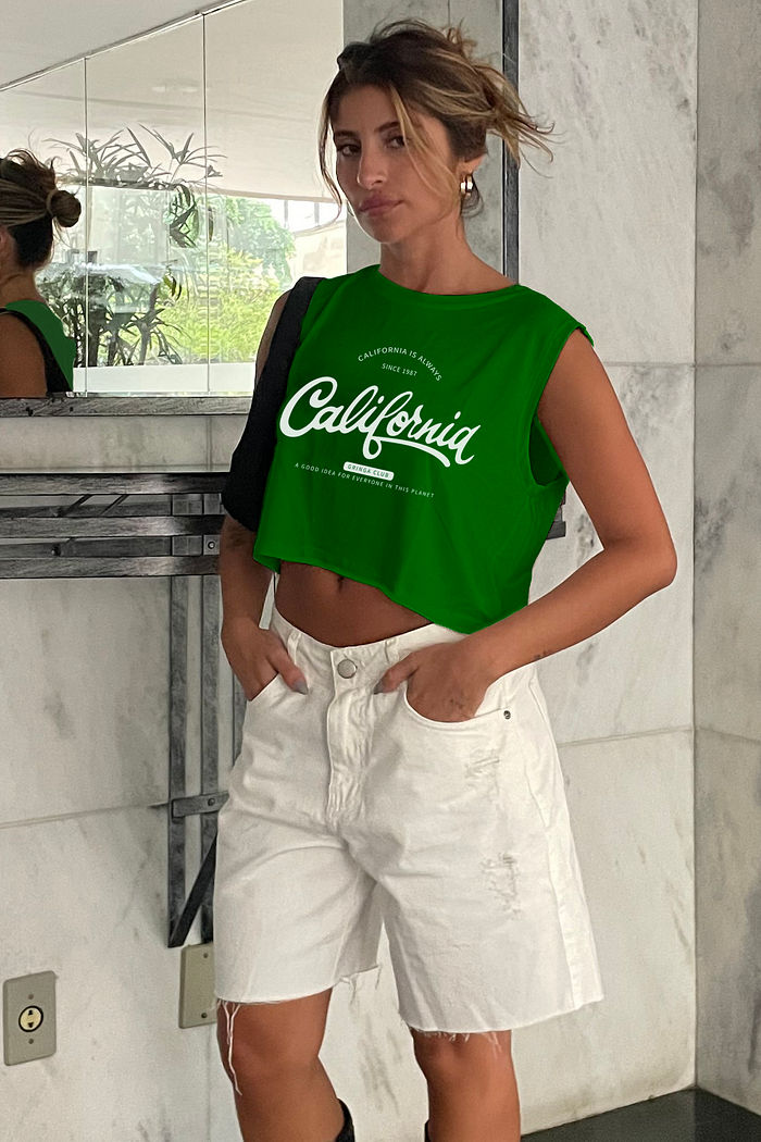 Regata Tee Carlifornia Verde