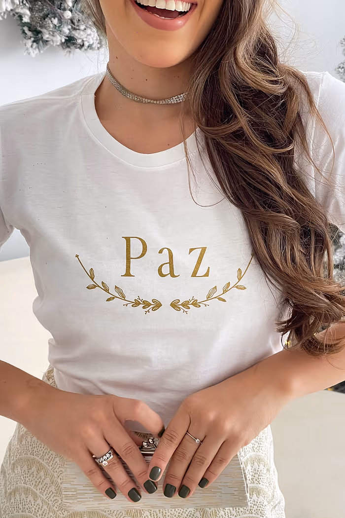 T-Shirt Paz - Neve