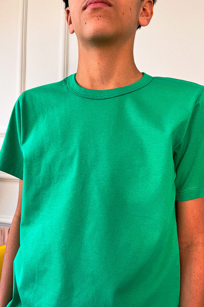 T-Shirt Infantil Básica Verde Bandeira