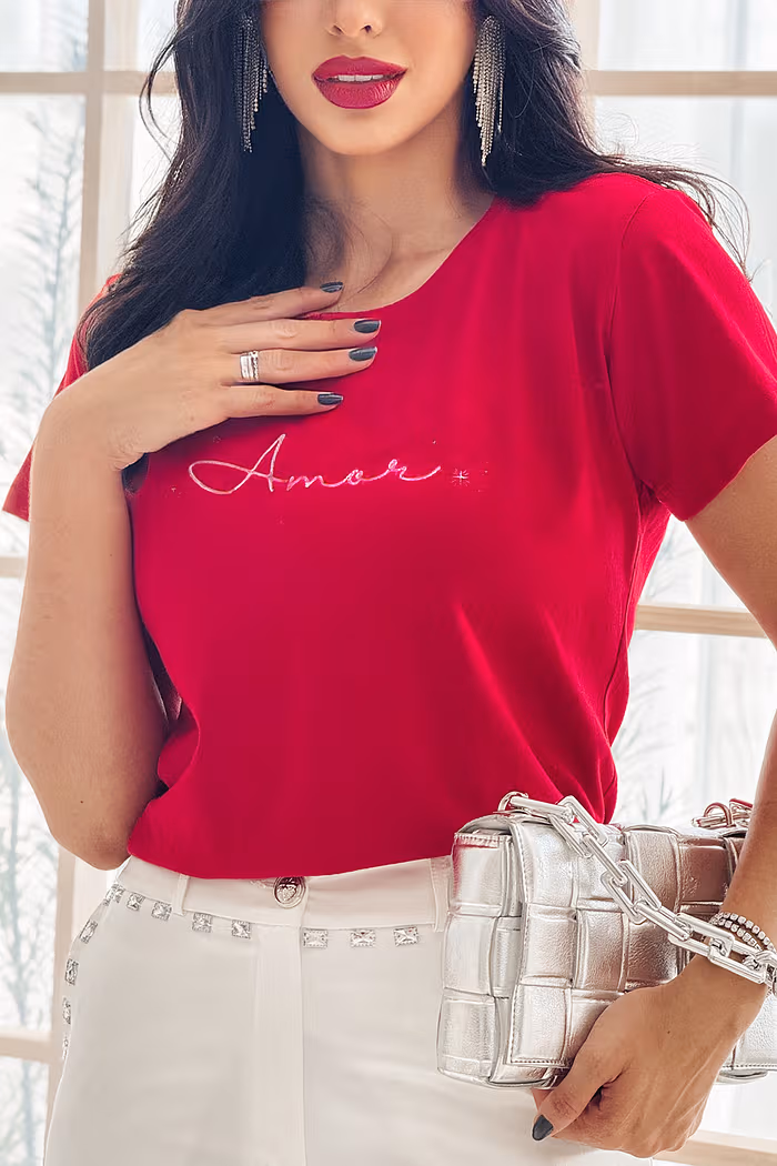 T-Shirt Amor - Rubi