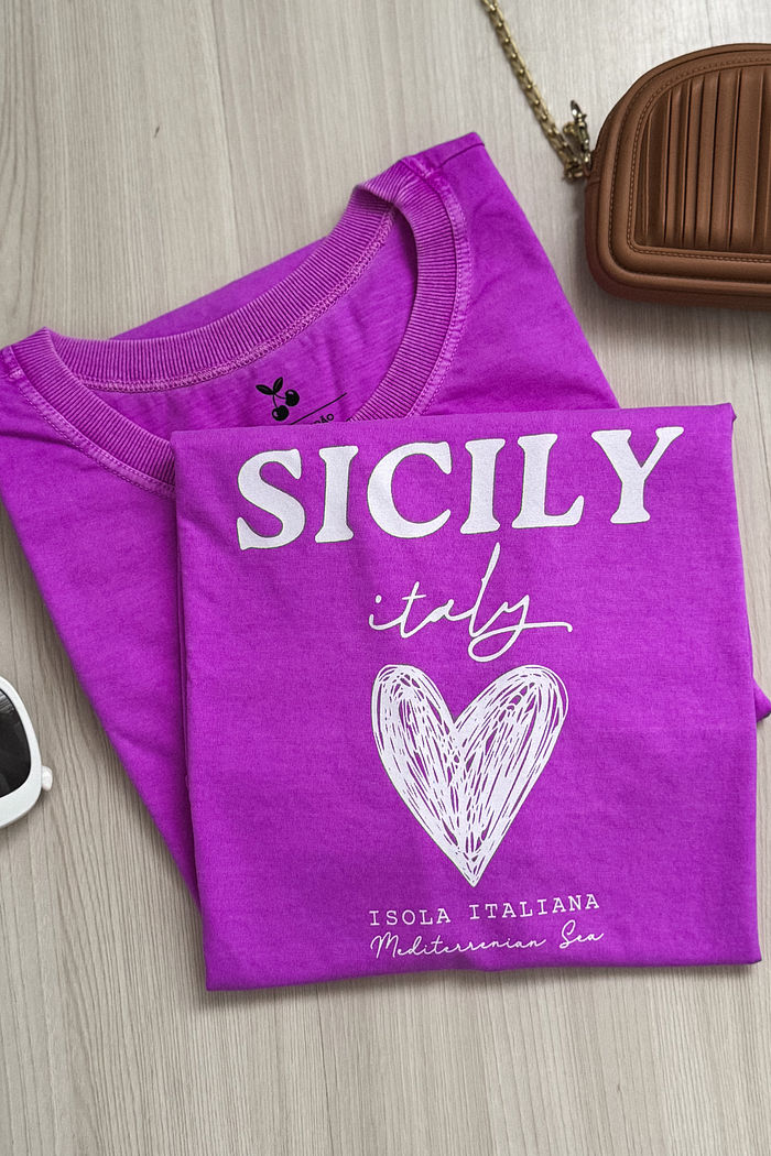 Tshirt Premium - Sicily - Fucsia
