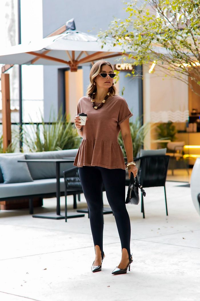 LEGGIN FUSO POLIAMIDA COM ELASTANO