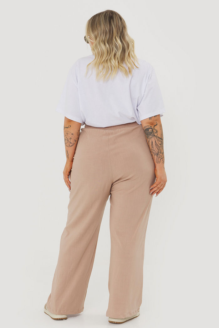 Calça Pantalona Kiara Aveia