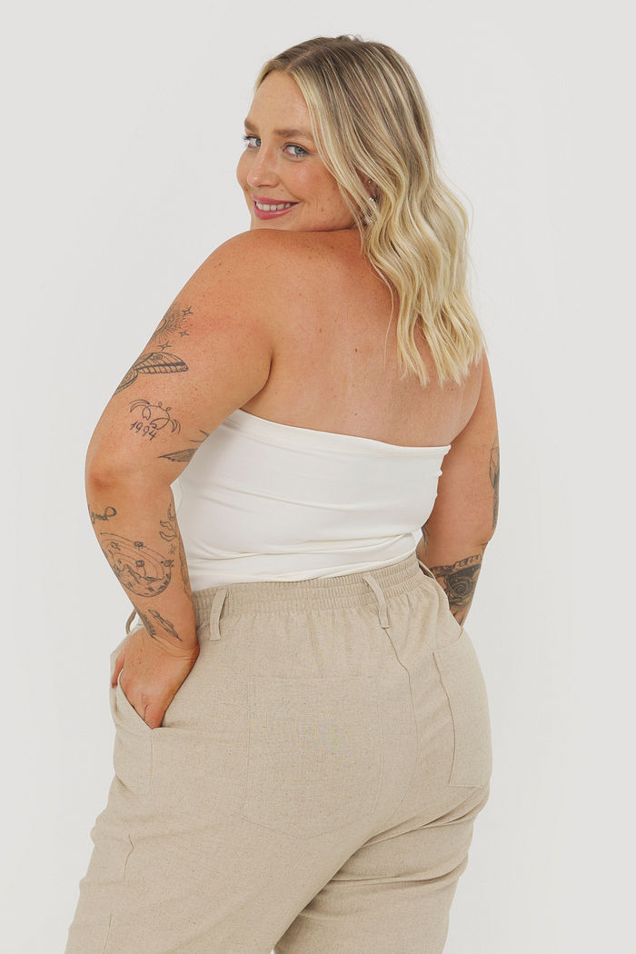 Top Alta Sustentação Ohana Off-White