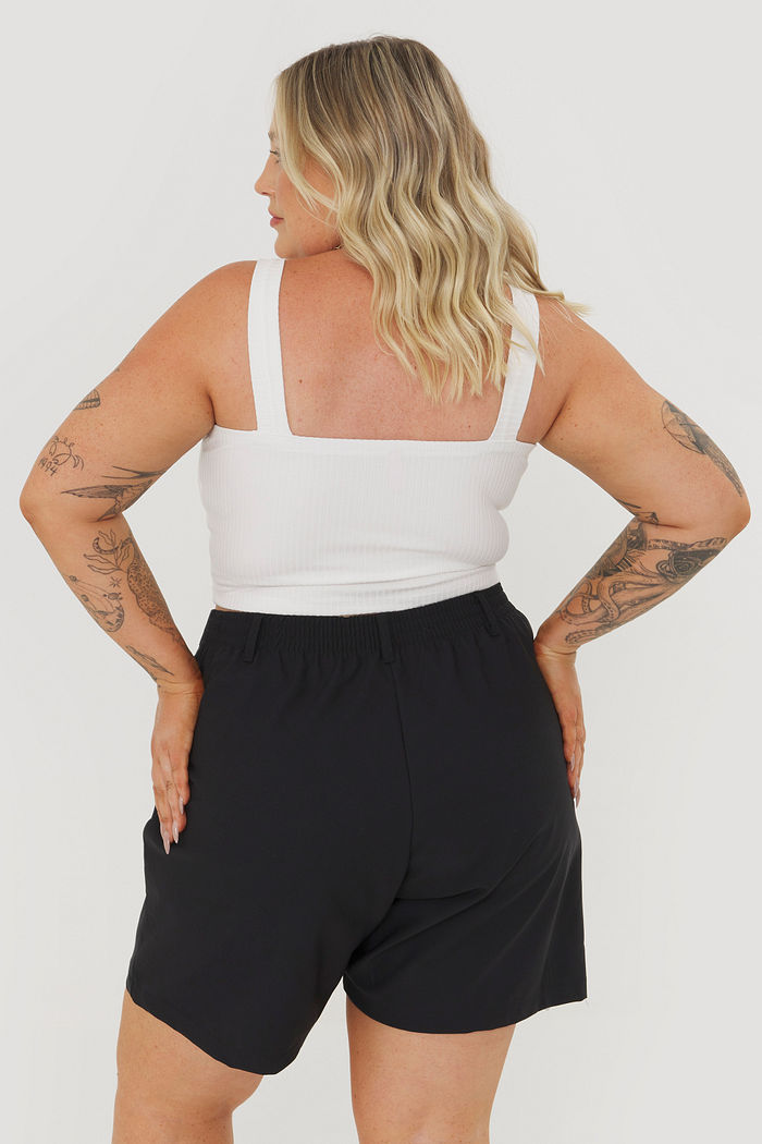 Top Canelado Magda Off-White