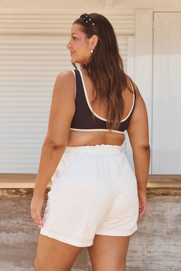 Short Linho Cacau Off-White