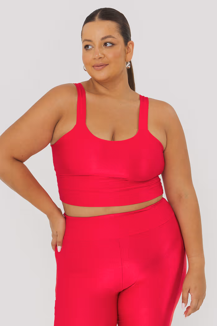 Top Esportivo Euforia Vermelho